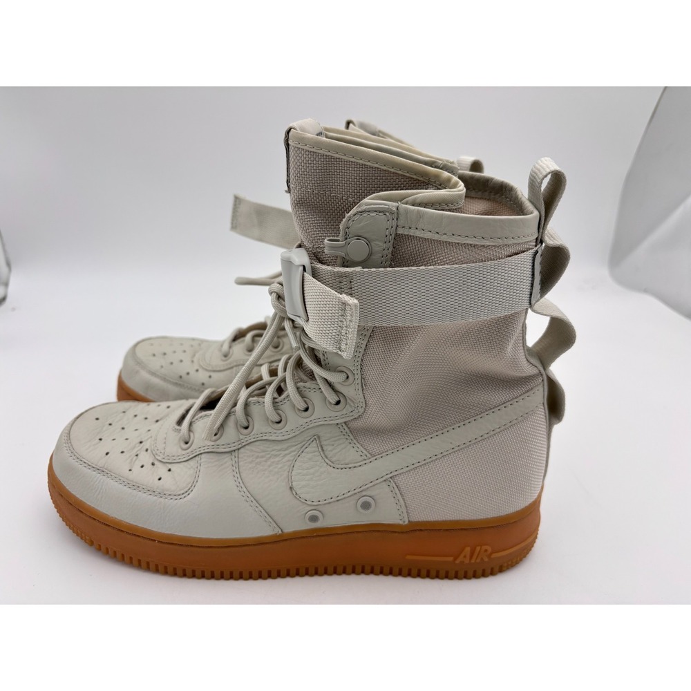 Women's Nike AirForce 1 Gum Light Bone HighTop Sneakers 857872-004 Size 11 - Picture 2 of 10